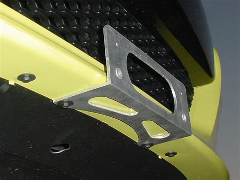 speed metal regular license plate bracket installation|Front license plate bracket without drilling.